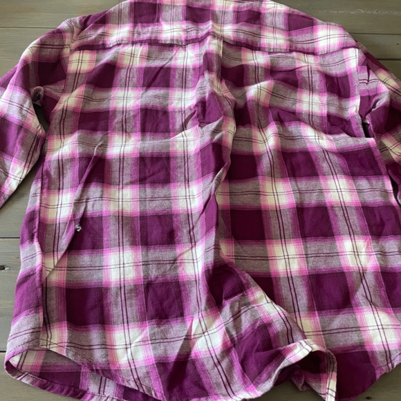 Purple/Pink Plaid Shirt NWT - Picture 6 of 7